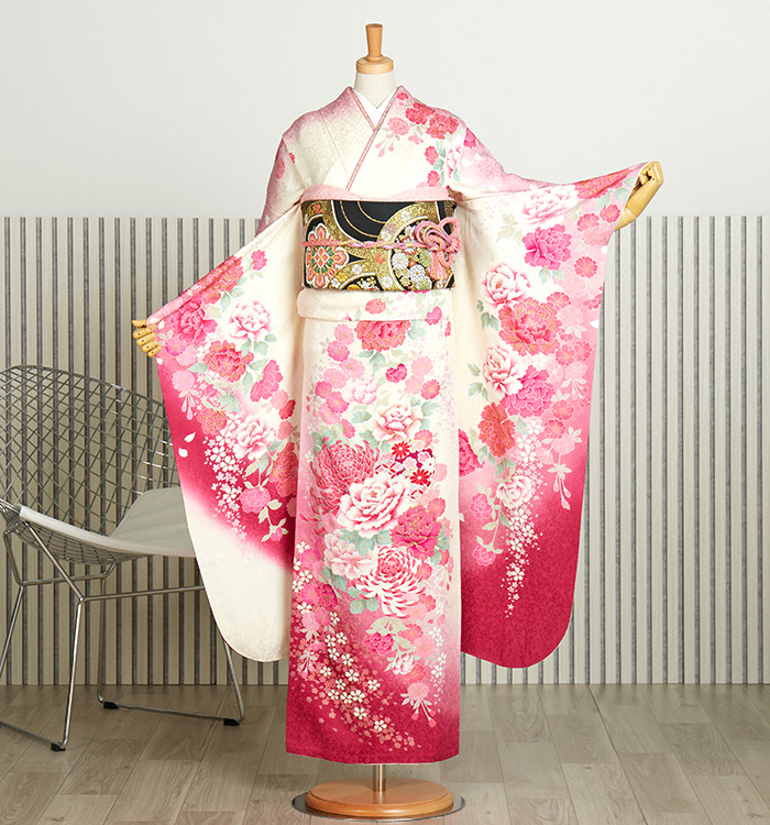 る〜 振袖（専用襦袢付）No.EA-2228-Lサイズのレンタル｜きもの365