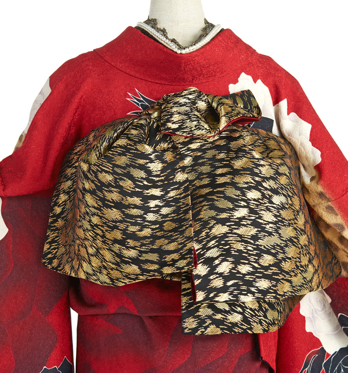 赤マジック 振袖（専用襦袢付）No.EA-2235-Lサイズのレンタル｜きもの365