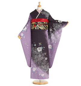 紫で人気の振袖(成人式) 通販｜格安の着物販売・購入サイト
