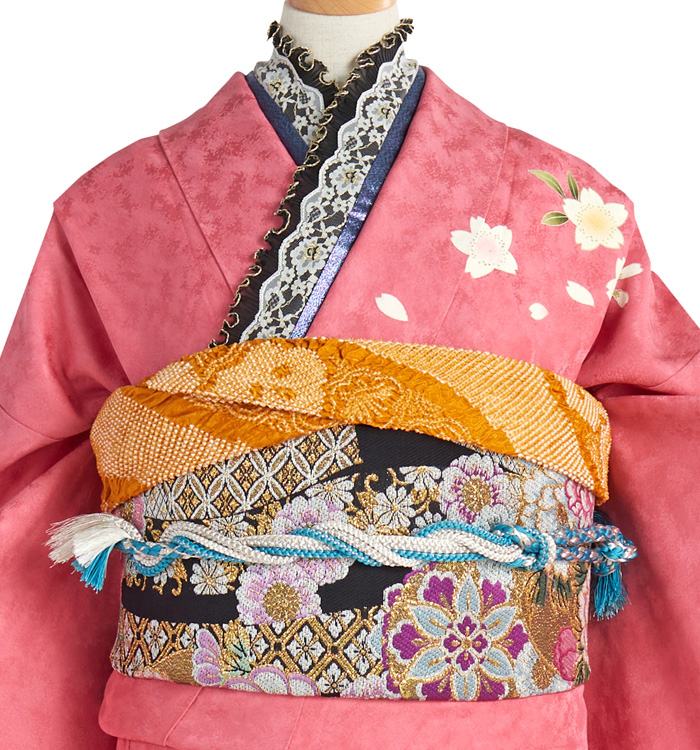 成人式　正絹振袖セット※襦袢付き セール】 仕立付き 正絹振袖 フルセット32点 白色 くすみ色 花柄 絹100