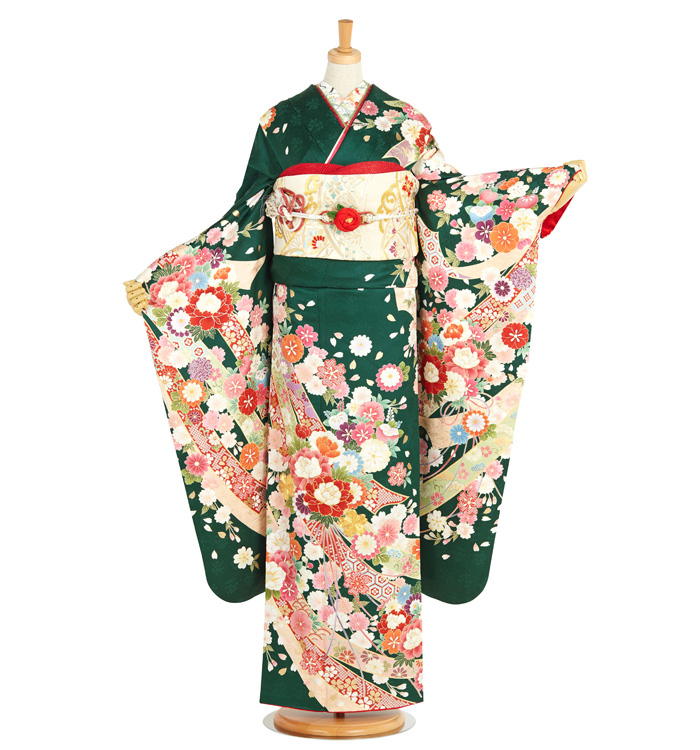 振袖（専用襦袢付）No.EA-2512-トール-LLサイズのレンタル｜きもの365