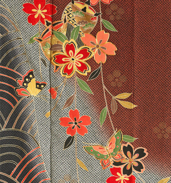 【着物単品】アンティーク風 振袖 No.EA-2698-Lサイズ_01