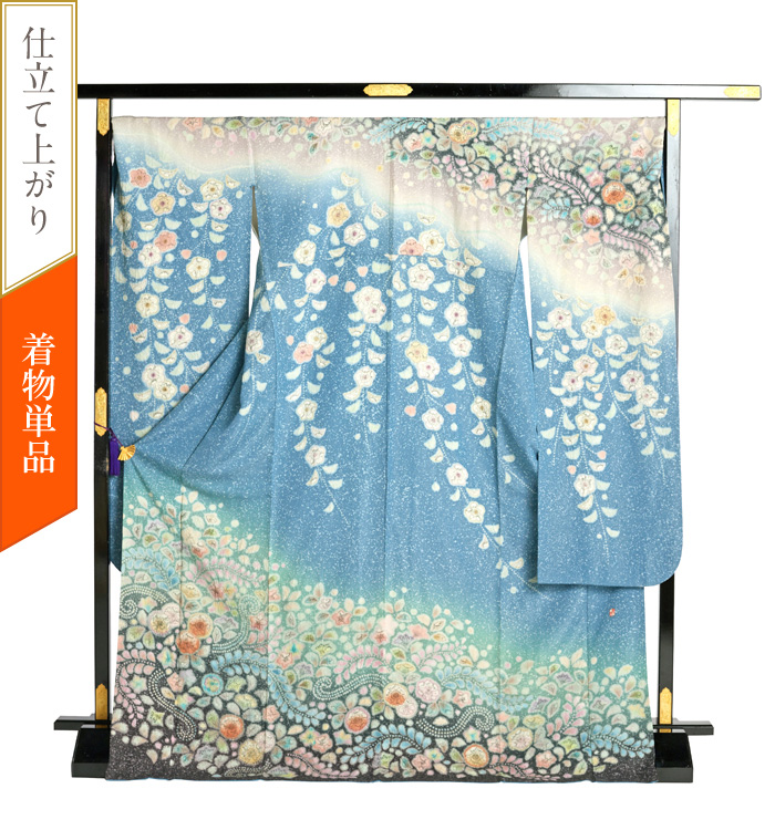 着物単品】辻が花 振袖 No.EA-2895-トール-LLサイズの通販