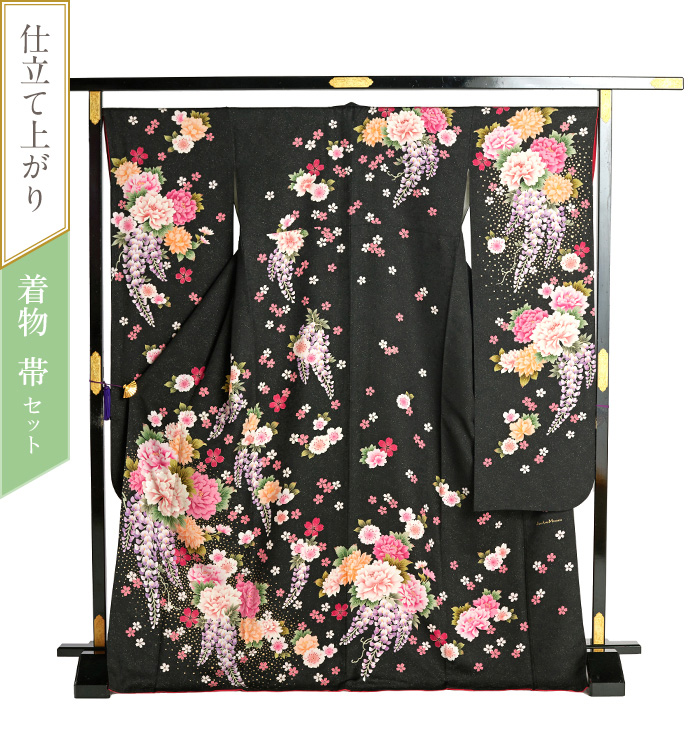 G195☆送料込み❣️振袖・長襦袢 2セット まとめ売り❣️ ™️ 未使用品 身丈166 振袖4点セット‼️お振袖セット‼️総絞り