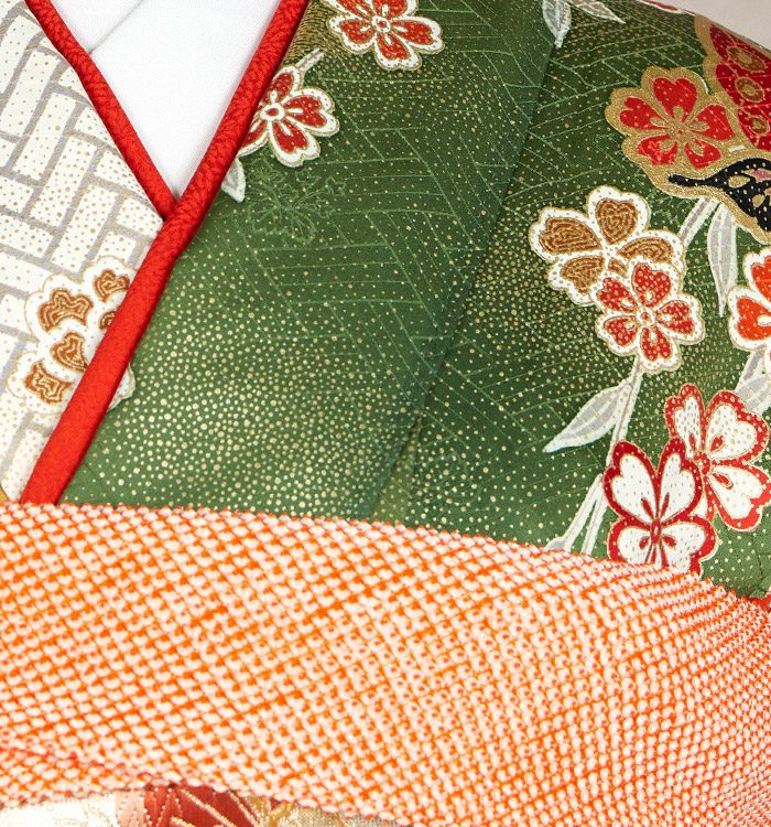 アンティーク風 振袖（専用襦袢付）No.EA-3214-Mサイズのレンタル