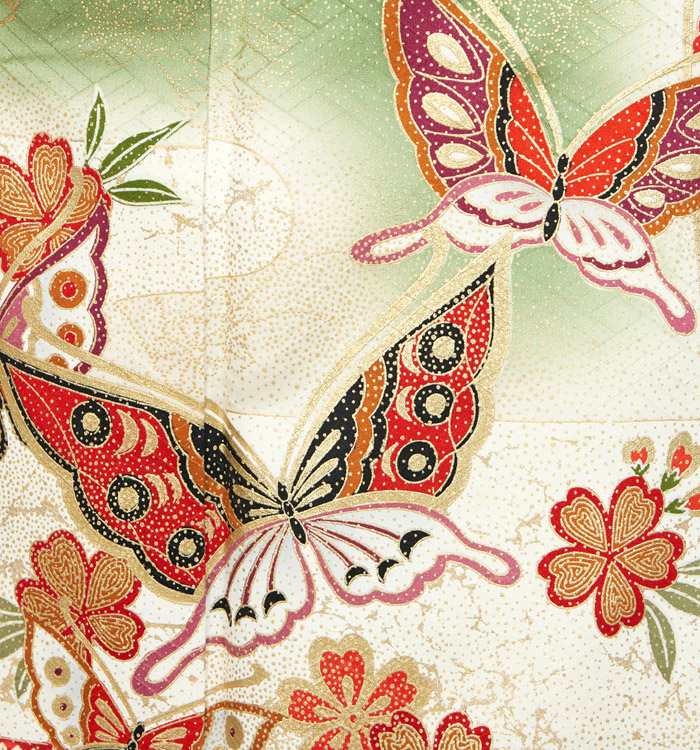 アンティーク風 振袖（専用襦袢付）No.EA-3214-Mサイズの通販｜きもの