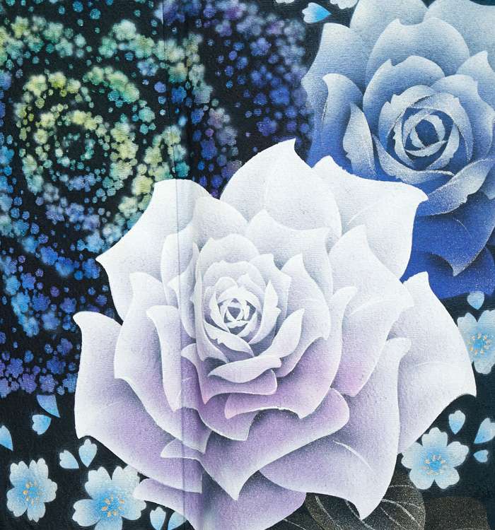 2点セット　hana 振袖（専用襦袢付）No.EA-3379-Lサイズのレンタル｜きもの365