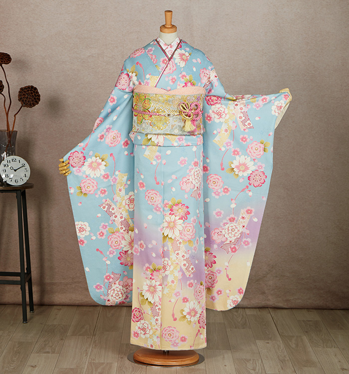 振袖（専用襦袢付）No.EA-3409-トール-LLサイズのレンタル｜きもの365