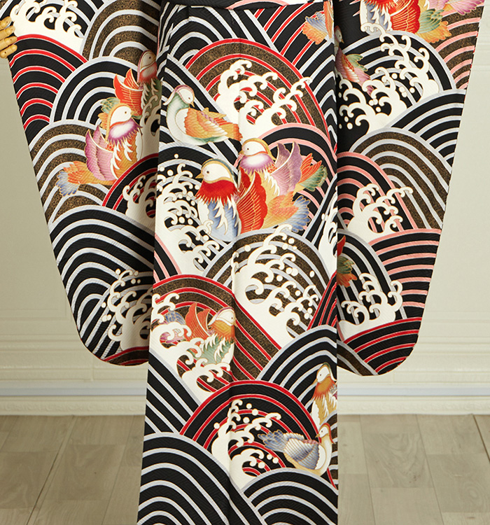 アンティーク風 振袖 No.EA-3558-Mサイズのレンタル｜きもの365