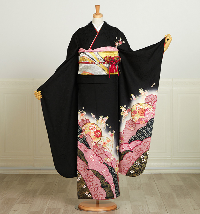 専用 KL1739 振袖 正絹 身丈179cm 着物 卒業式 トールサイズ 専用 KL1732 振袖 正絹 身丈171.5cm 着物 成人式 トールサイズ