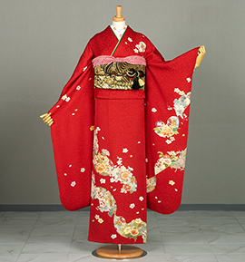 華やかな赤い振袖今だけ9000円！ 赤で人気の振袖(成人式)レンタル｜格安の着物レンタル(税込7,980