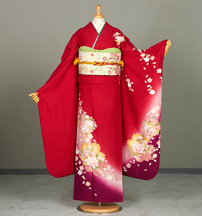 振袖（専用襦袢付）No.EA-3596-トール-LLサイズのレンタル｜きもの365
