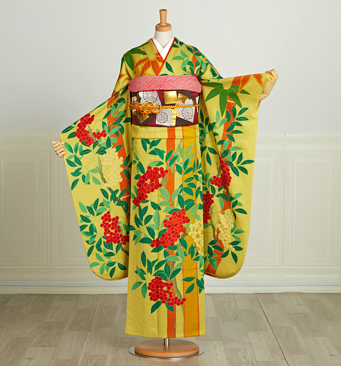 アンティーク風 振袖 No.EA-3667-Mサイズのレンタル｜きもの365