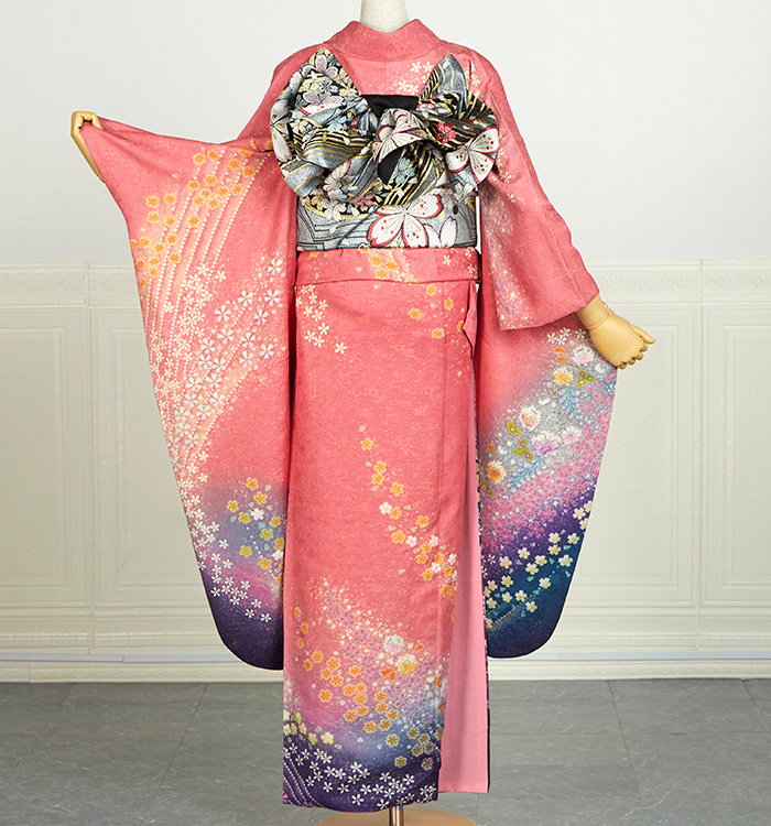 辻が花 振袖（専用襦袢付）No.EA-3729-Mサイズのレンタル｜きもの365