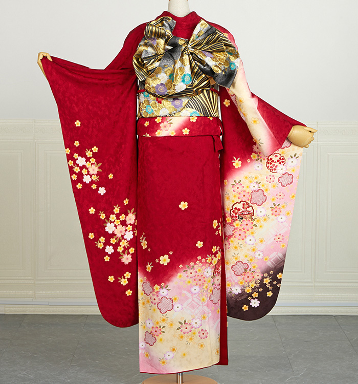 振袖（専用襦袢付）No.EA-3739-トール-LLサイズの通販｜きもの365