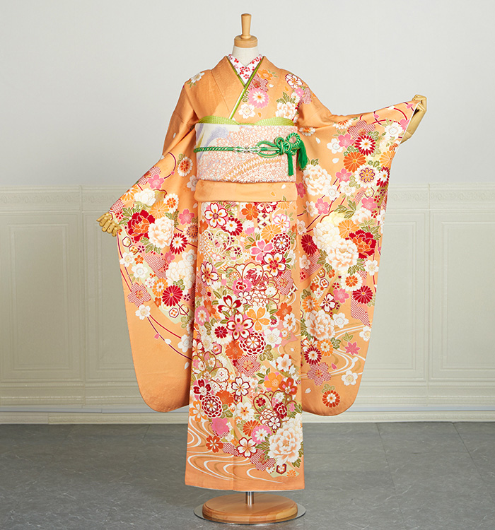振袖（専用襦袢付）No.EA-3748-Mサイズのレンタル｜きもの365