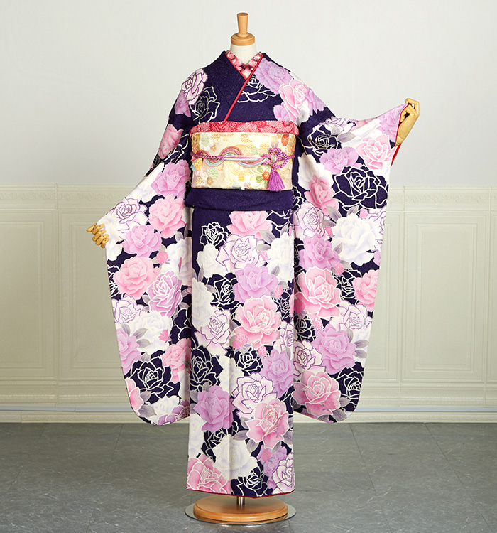 可愛い❤️振袖 袋帯 帯揚げ(2色) 帯締め 重ね襟 グラデーション 薄緑