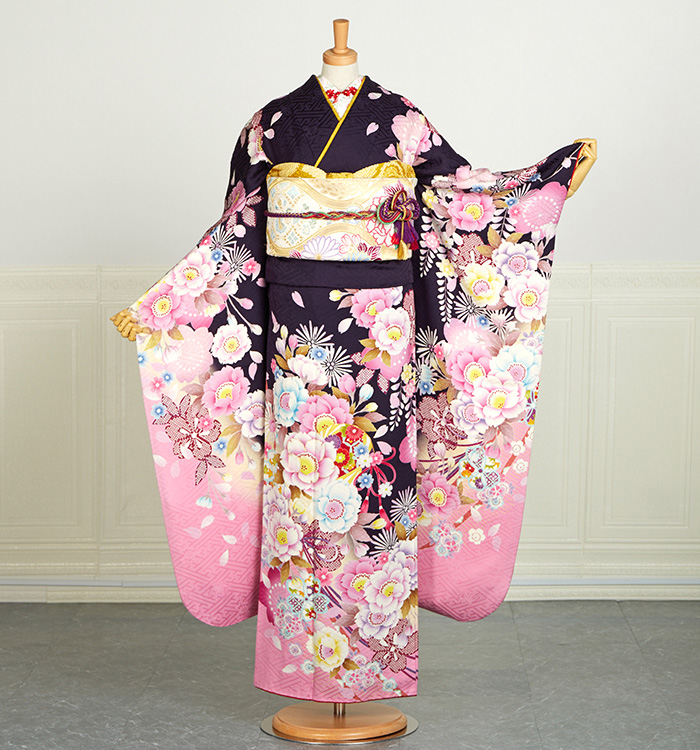 振袖（専用襦袢付） No.EA-3770-トール-LLサイズのレンタル｜きもの365