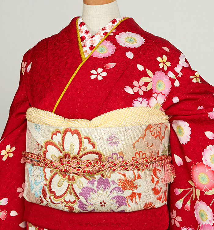 #14 正絹 振袖 襦袢付き【リユース着物】#Letter bee 14 正絹 振袖 襦袢付き【リユース着物】#Letter bee