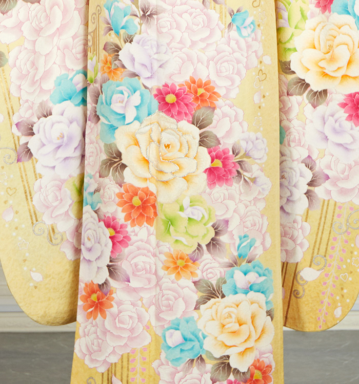 PRINCESS FURISODE 振袖（専用襦袢付）No.EA-3788-トール-LLサイズの