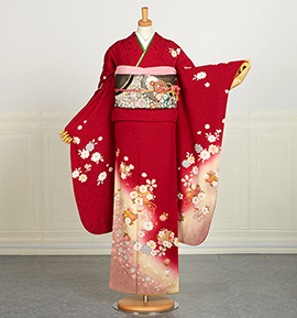週末セール【豪華振袖 正絹 】着物 成人式　身丈160cm 新品 正絹振袖 成人式と卒業式にも 値下げ