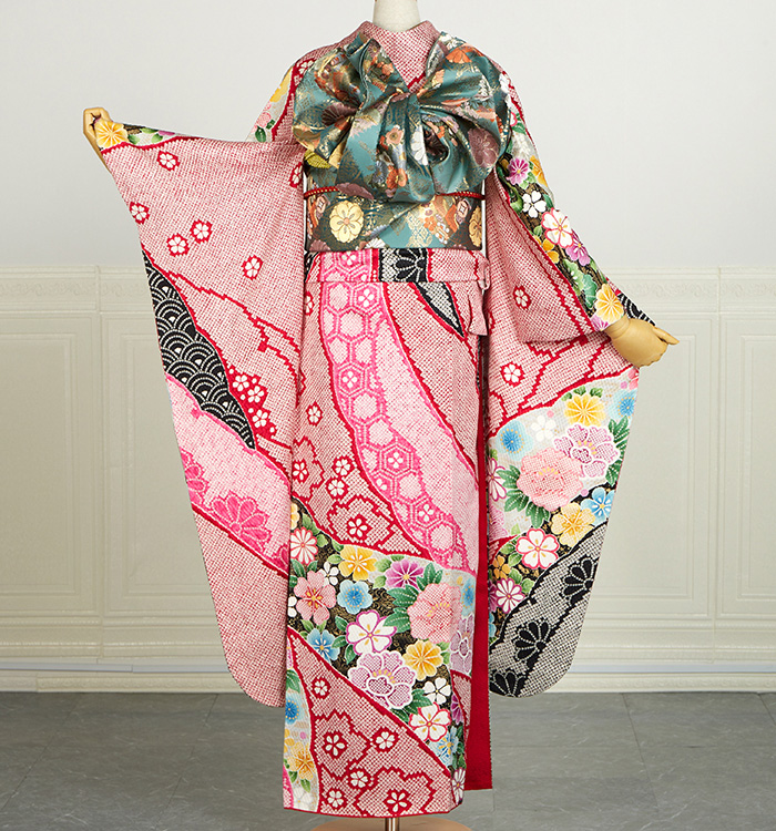 振袖（専用襦袢付）No.EA-3808-トール-LLサイズのレンタル｜きもの365