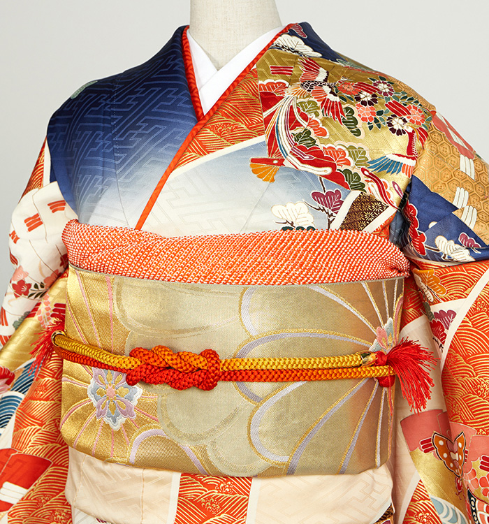アンティークの着物単品 レンタル着物B00015×袴CCB928 | 【京都さがの館】卒業式袴レンタル