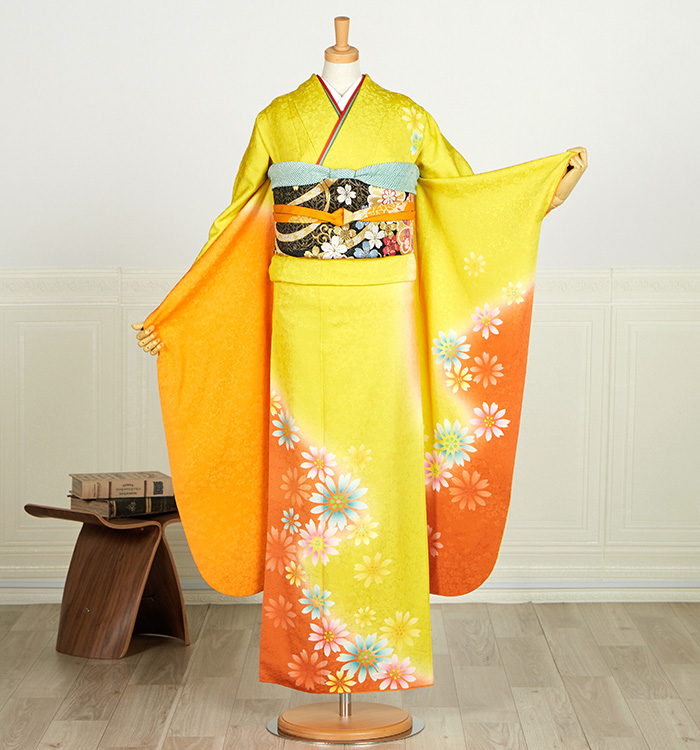 courreges 振袖 No.EA-3840-Laサイズのレンタル｜きもの365