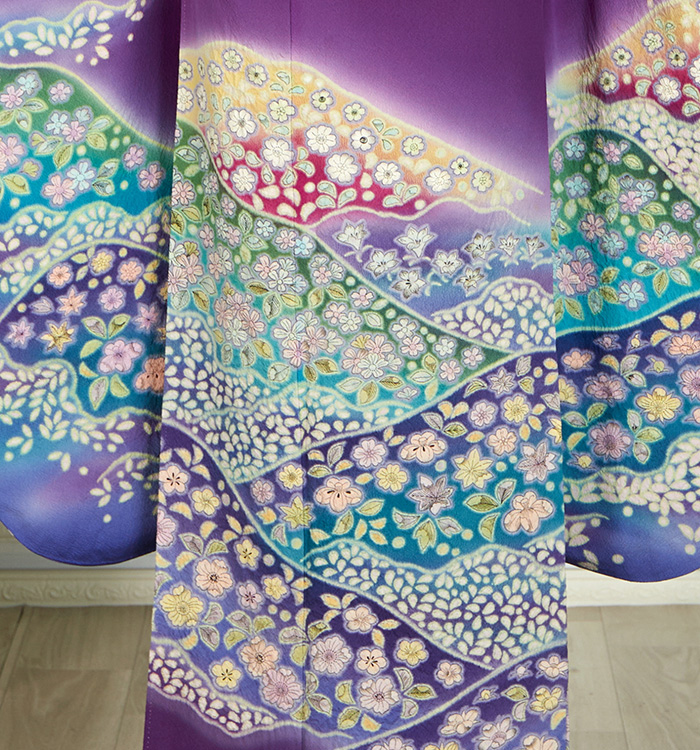 辻が花 振袖 No.EA-3843-Mサイズのレンタル｜きもの365