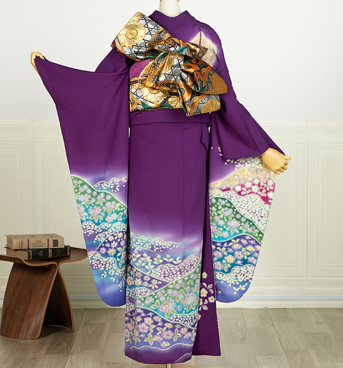 辻が花 振袖 No.EA-3843-Mサイズのレンタル｜きもの365
