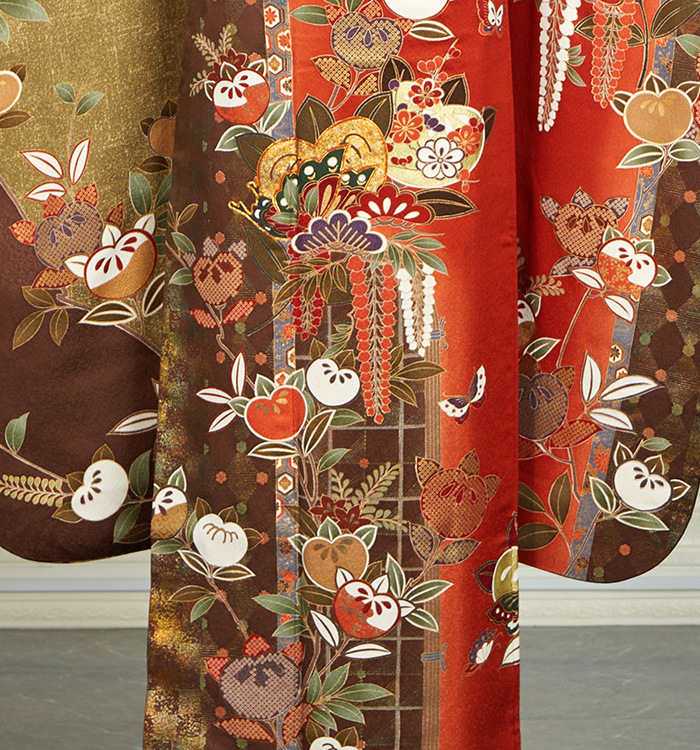 オレンジページ アンティーク風 振袖 No.EA-3871-Laサイズのレンタル｜きもの365