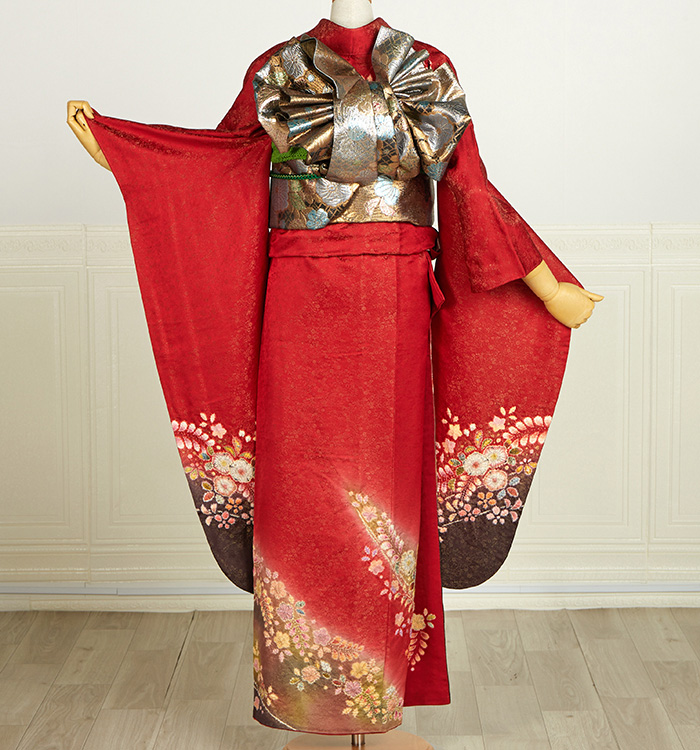 桐屋辻が花 振袖 No.EA-3900-Maサイズのレンタル｜きもの365