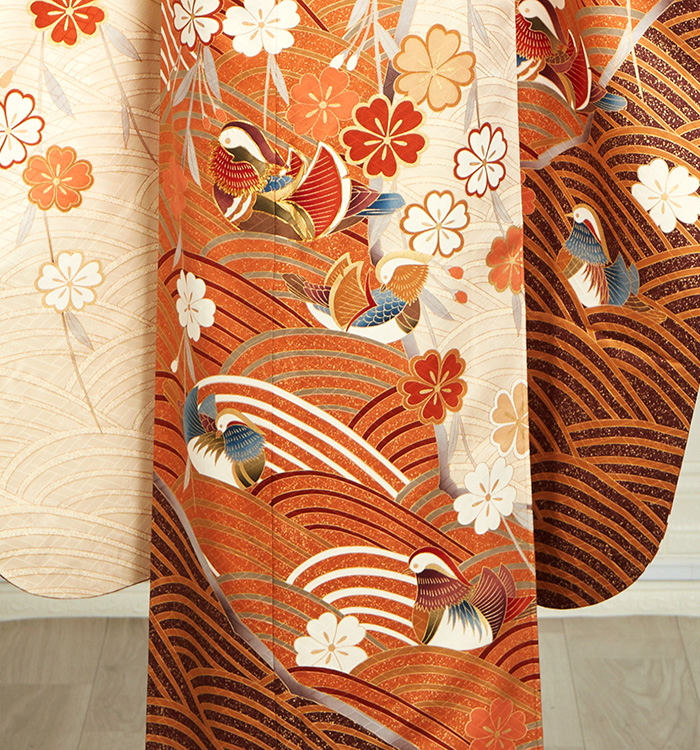 アンティーク風 振袖 No.EA-3928-Lサイズのレンタル｜きもの365