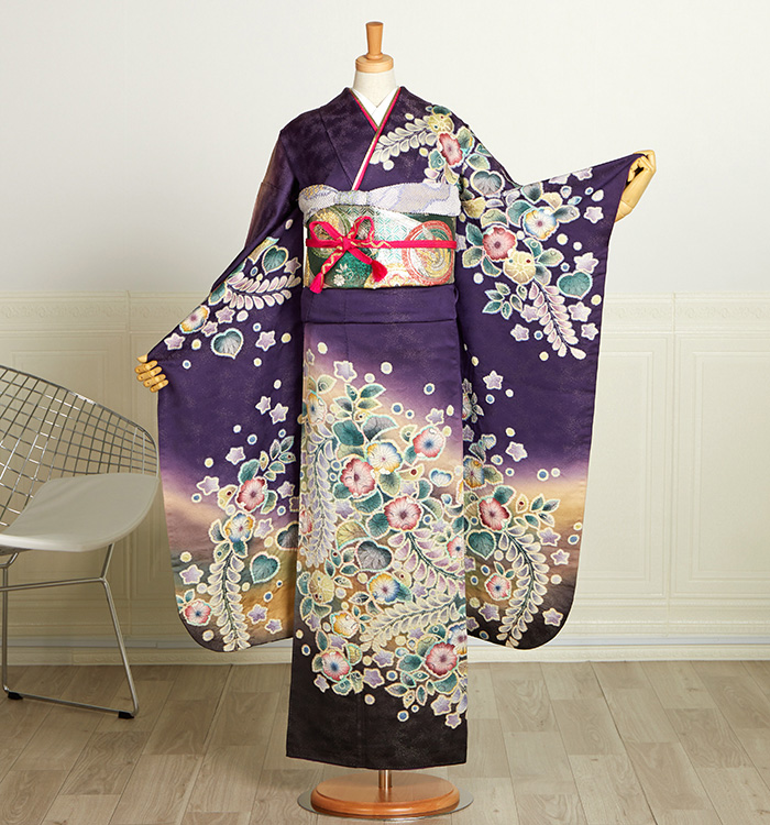 辻が花 振袖 No.EA-4000-Maサイズのレンタル｜きもの365