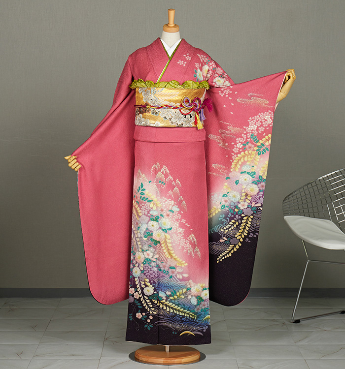 辻が花 振袖 No.EA-4007-Lサイズのレンタル｜きもの365