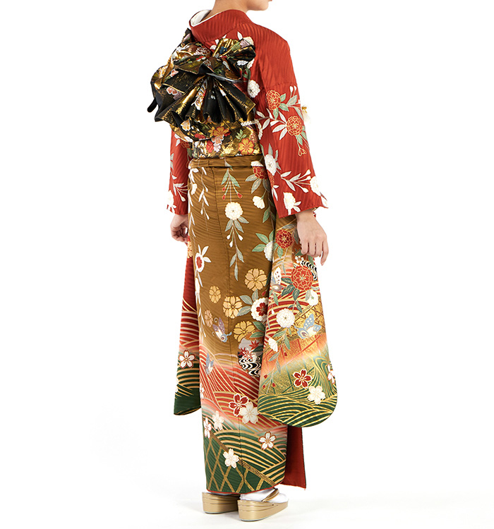 アンティーク風 振袖 No.EA-4053-Sサイズのレンタル｜きもの365