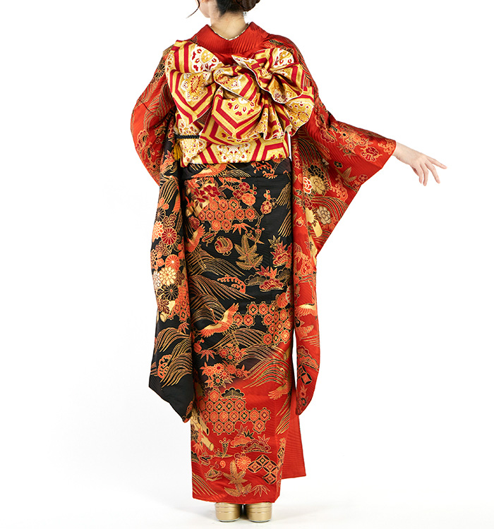 アンティーク風 振袖 No.EA-4064-Laサイズのレンタル｜きもの365