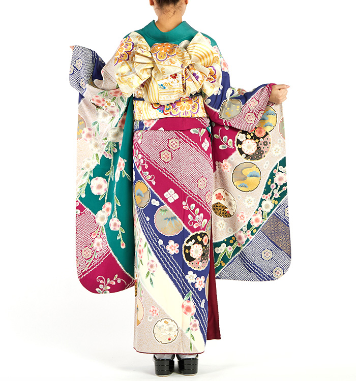 辻が花 振袖 No.EA-4071-Sサイズのレンタル｜きもの365
