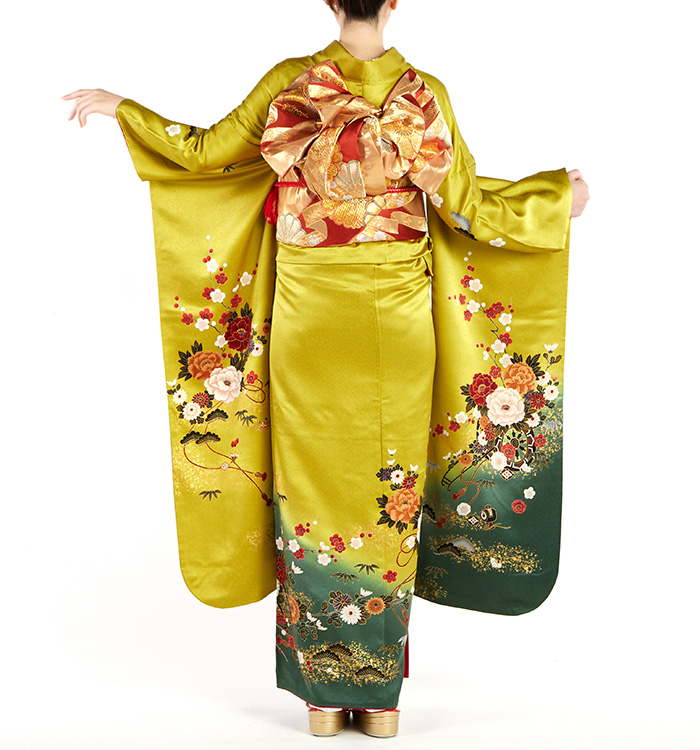 ❪6899❫ ✿ 振袖 ✿ 正絹 Furisode coffret】CF-401 - 成人式の振袖レンタルならオンディーヌ