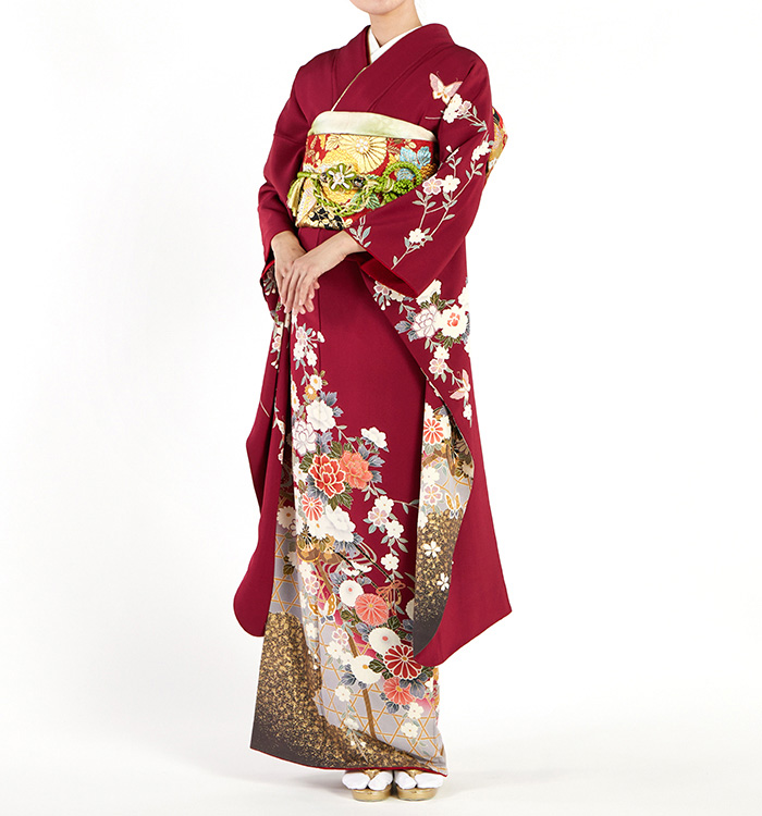 美品 正絹 やまと誂製 コムサ トールサイズ 振袖 着物 A3768 正絹 訪問着こむさでもーど【やまと】トールサイズ - メルカリ