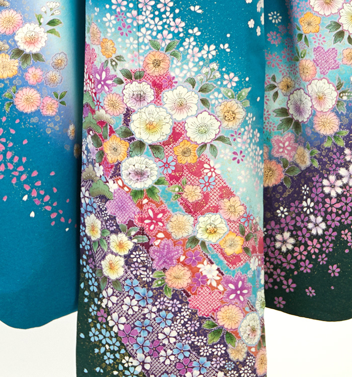 辻が花 振袖 No.EA-4160-Lサイズの通販｜きもの365