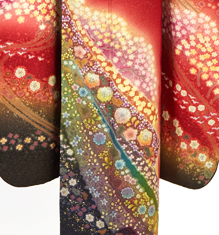 辻が花作家 振袖 No.EA-4166-Laサイズのレンタル｜きもの365