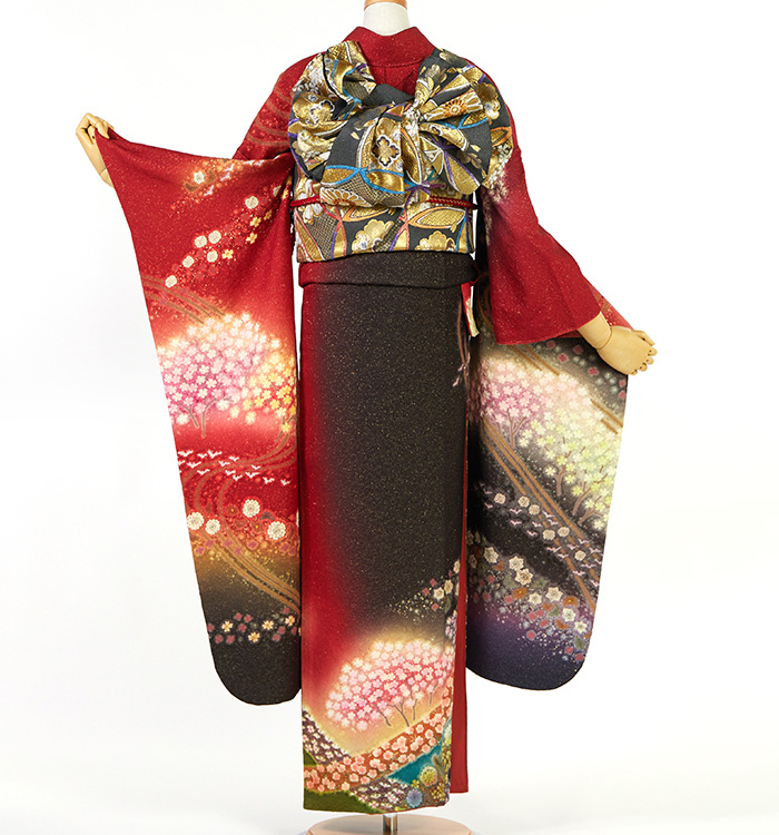 辻が花作家 振袖 No.EA-4166-Laサイズのレンタル｜きもの365