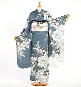 グレーで人気の振袖(成人式) 通販｜格安の着物販売・購入サイト