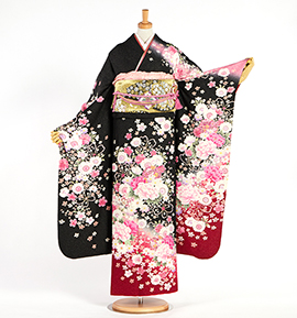 ぽよん☆☆☆✾ｍ2048＊美品 正絹 金駒刺繡 蝶 トール 振袖3点セット 2025年最新】金駒刺繍振袖の人気アイテム - メルカリ