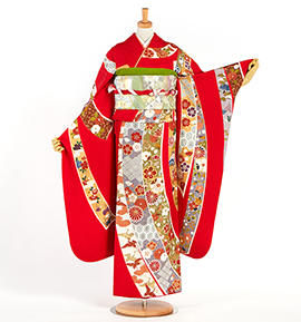赤で人気の振袖(成人式) 通販｜格安の着物販売・購入サイト【きもの