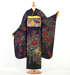 紫で人気の振袖(成人式) 通販｜格安の着物販売・購入サイト【きもの