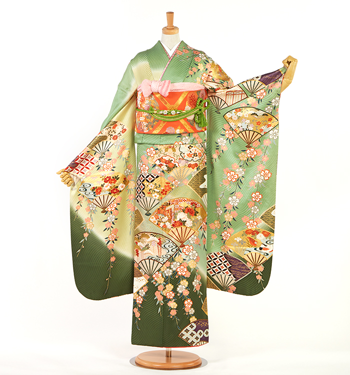 アンティーク風 振袖 No.EA-4282-Mサイズのレンタル｜きもの365