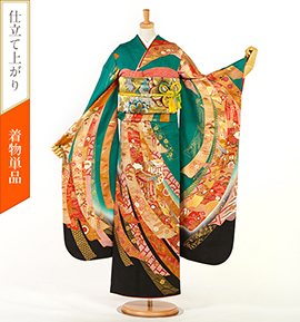 緑で人気の振袖(成人式) 通販｜格安の着物販売・購入サイト【きもの