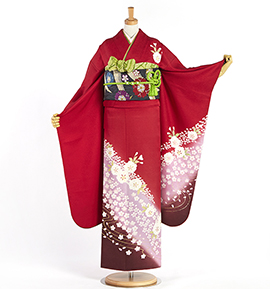 赤で人気の振袖(成人式) 通販｜格安の着物販売・購入サイト【きもの